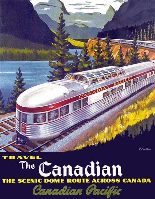 A Canadian Pacific poster - Circa 1955 Artist?.