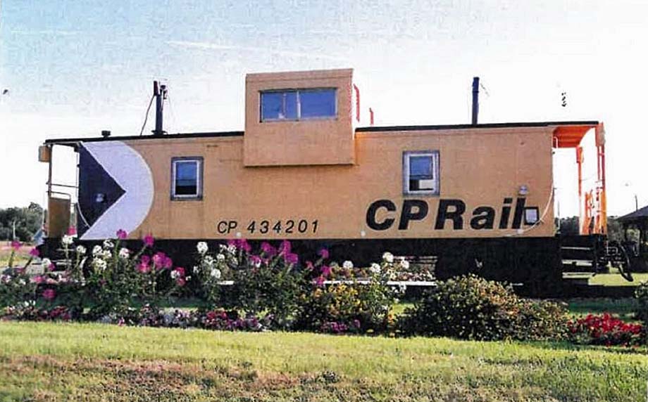 Ex-CP Rail caboose number 434201.