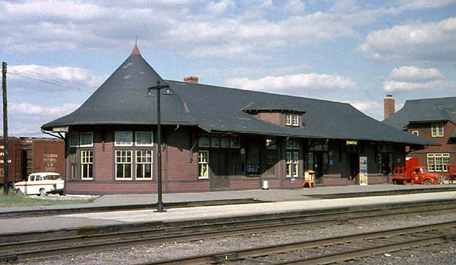 The Orangeville station.