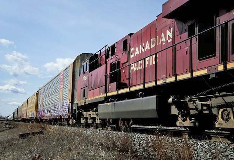 A CP freight train.