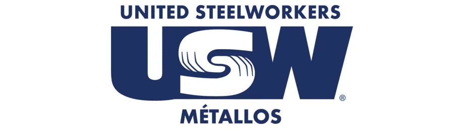 The United Steelworkers union logo.