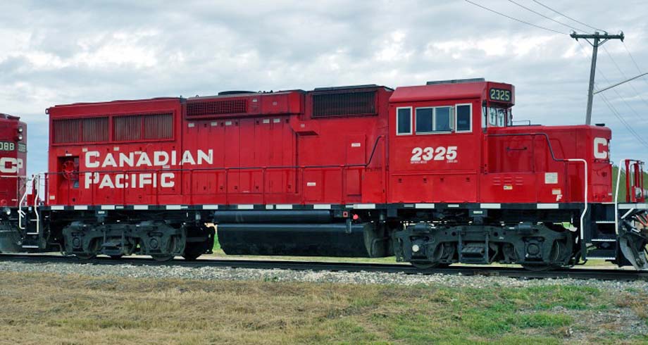 Canadian Pacific Railway locomotive number 2325.