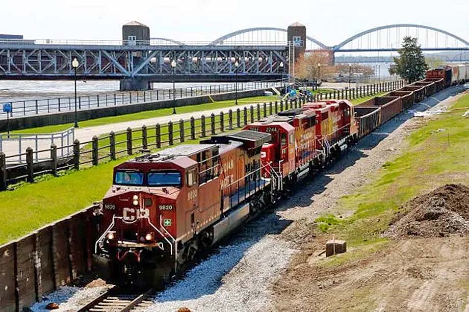 A CP freight train.