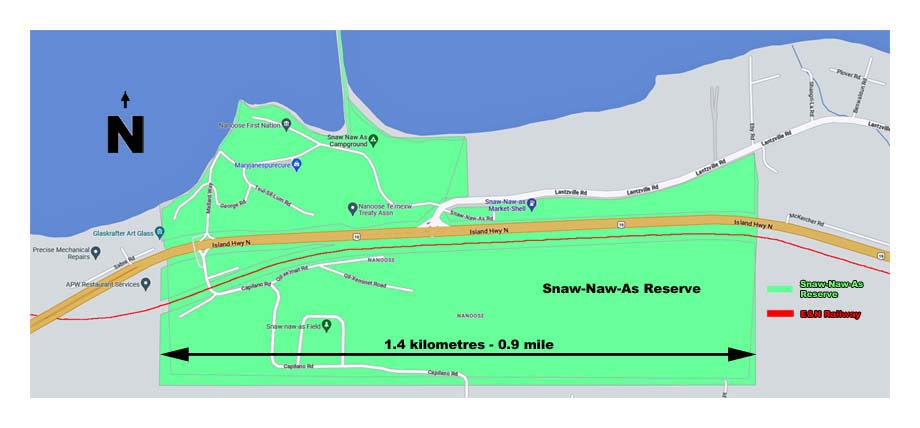 Nanoose area map.