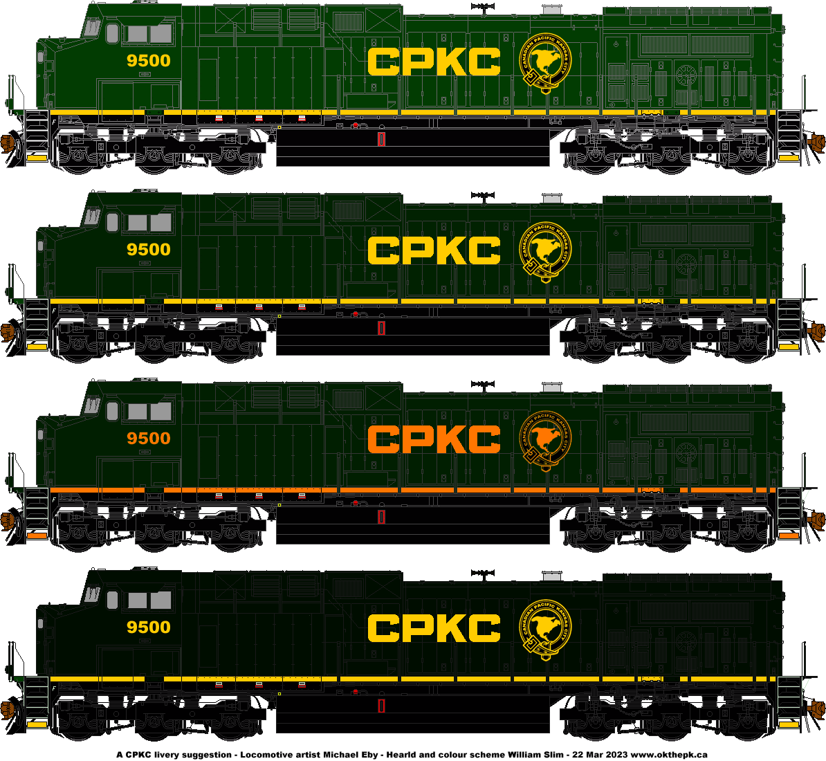 A CPKC livery proposal.