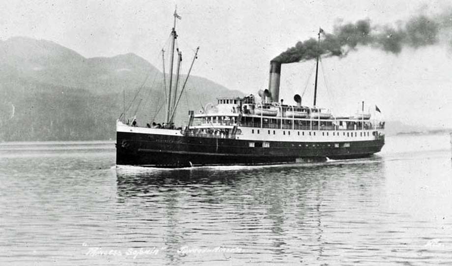 The Princess Sophia steamship.