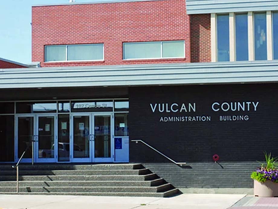 Vulcan County administration building.