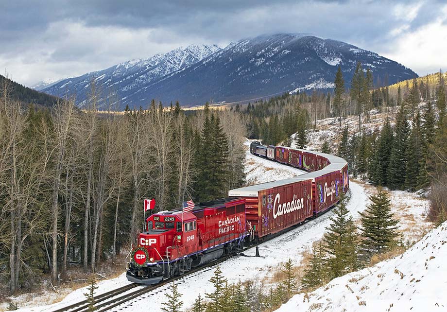 The Canadian Pacific Holiday Train.