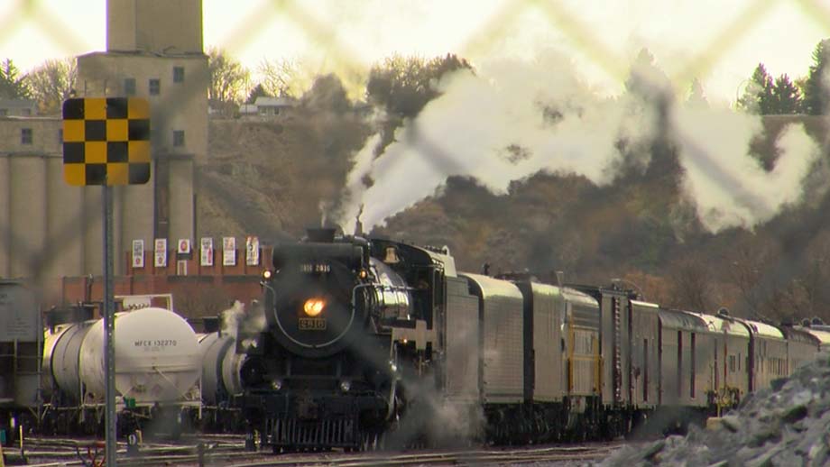 The Empress steam locomotive.