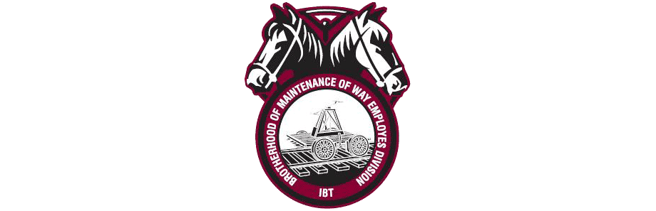 Brotherhood of Maintenance of Way Employees logo.