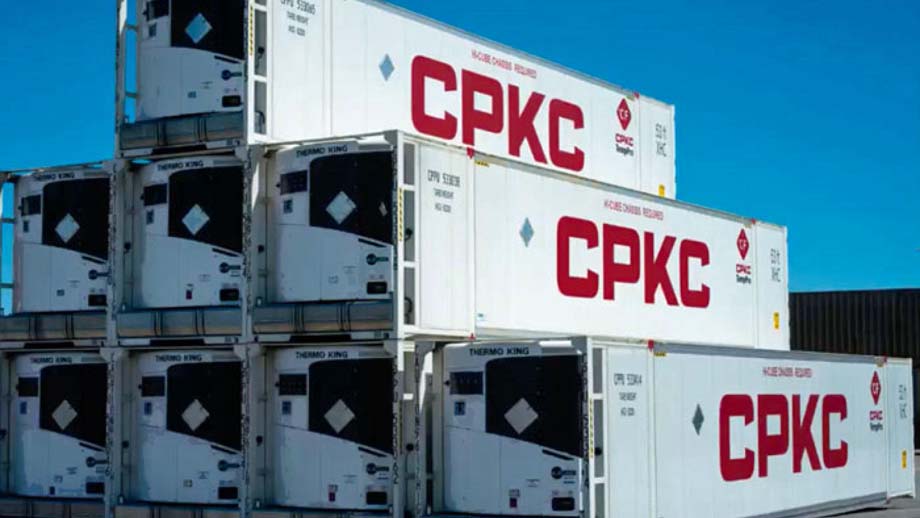 CPKC containers.