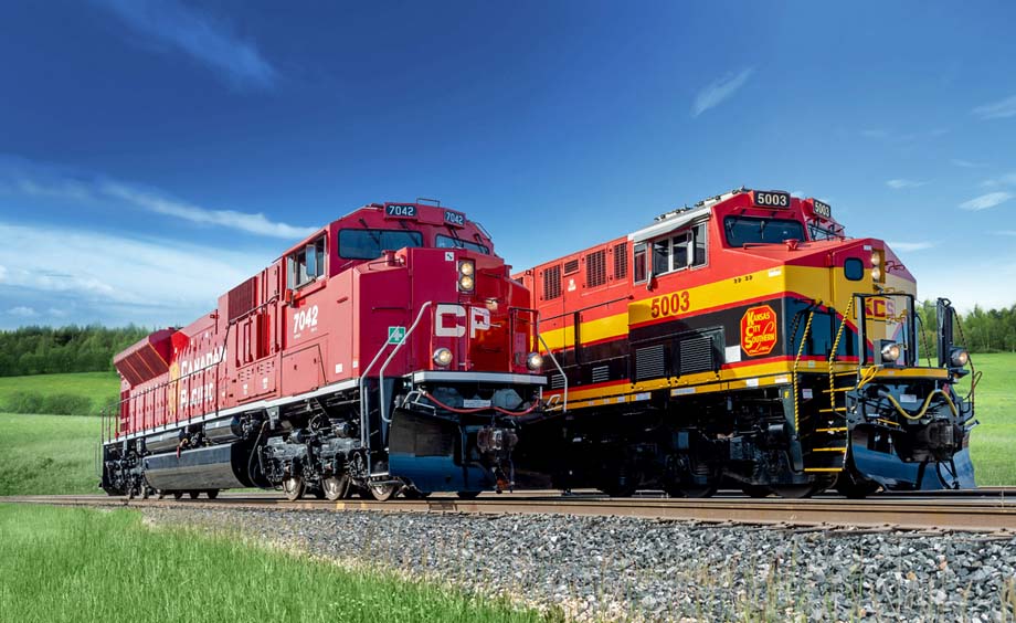 Canadian Pacific Kansas City locomotives.
